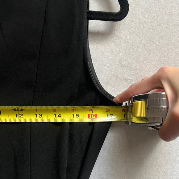 Judith & Charles Elegant Black Sleeveless Button Belted Maxi Dress Sz 2 - Picture 8 of 9